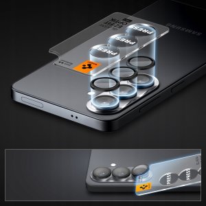 Spigen Osłona aparatu Spigen Glas.Tr Ez Fit Optik Pro HD 2-pack na Samsung Galaxy S26 - czarne 9