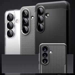 Spigen Osłona aparatu Spigen Glas.Tr Ez Fit Optik Pro HD 2-pack na Samsung Galaxy S26 - czarne 10