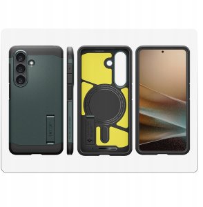 Spigen Etui Spigen Tough Armor Mag MagSafe na Samsung Galaxy S26+ - zielone 4