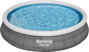 Bestway Bestway Fast Set 57313 basen zewnętrzny naziemny Basen ramowy W kształcie okręgu 9677 l Szary 2