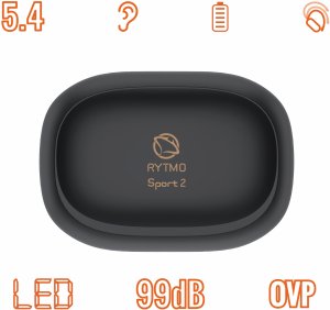 Słuchawki Manta Słuchawki bezprzewodowe TWS douszne sportowe Manta RYTMO Sport 2 MATWS012BK Czarne 4