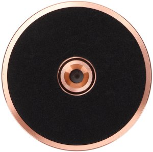 Gramofon Docisk płyt winylowych gramofonowy stabilizator aluminiowy kolor MIEDZIANY 4