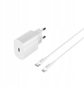 Ładowarka Devia ładowarka sieciowa Rocket PD 20W 1x USB-C biała + kabel USB-C - Lightning 4