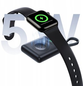 Ładowarka Baseus EnerFill FW11 Przenośna Ładowarka Bezprzewodowa do Apple Watch z Wbudowanym Kablem 5W Czarny 8