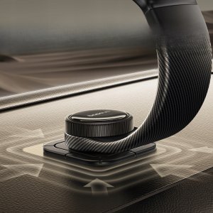 Baseus PrimeTrip C03Pro Uchwyt samochodowy magnetyczny z bezprzewodowym ładowaniem naklejany czarny 4