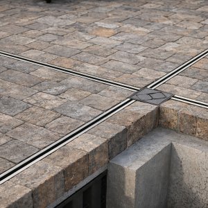 GardenPlus Czarny Kanał Szczelinowy Odwodnienie Liniowe B125 1M PP Odpływ posadzkowy 3