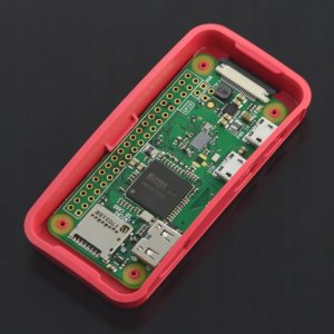 Oficjalny Raspberry Pi Zero etui - czerwono-biały 10