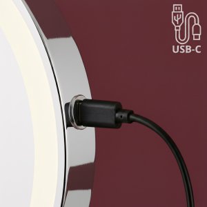 Lusterko kosmetyczne Rea Lustro ścienne kosmetyczne LED Glow Chrom 8
