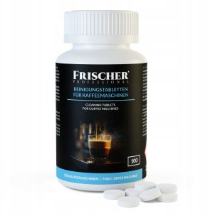 Frischer Tabletki czyszczące do ekspresu Frischer 100 sztuk  blister, 1,3g, średnica 16 mm 2