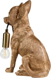 Lampa stołowa Beliani Lampa stołowa Pies ROCCO Złoty 2