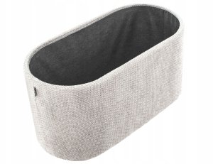 Beliani Ławka ze schowkiem ARTAS sznurkowy Szary 8