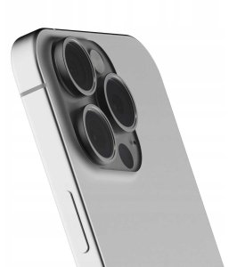 spacecase 2X Szkło Na Aparat Z Aplikatorem Quickfit Camera Do Iphone 16 Pro/16 Pro Max Szary 3
