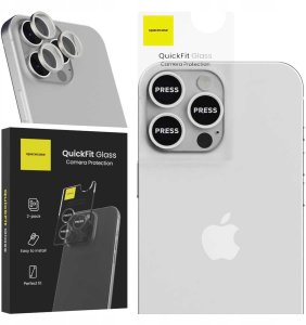 spacecase 2X Szkło Na Aparat Z Aplikatorem Quickfit Camera Do Iphone 16 Pro/16 Pro Max Szary 10