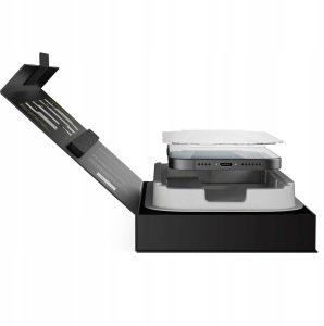 SpaceCase 2x Szkło hartowane z aplikatorem SPACECASE QuickFit Glass do iPhone 16 Pro Max 4