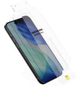 SpaceCase 2x Szkło hartowane z aplikatorem SPACECASE QuickFit Glass do iPhone 16 Pro Max 7