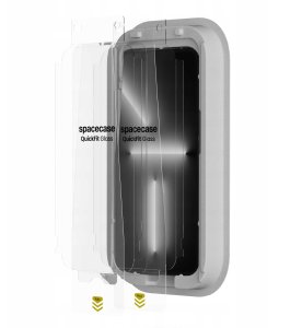 SpaceCase 2x Szkło hartowane z aplikatorem SPACECASE QuickFit Glass do iPhone 13 Pro Max/14 Plus 6