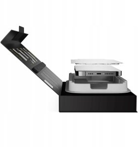 SpaceCase 2x Szkło hartowane z aplikatorem SPACECASE QuickFit Glass do iPhone 12/12 Pro 2