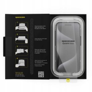 spacecase 2X Szkło Hartowane Z Aplikatorem Quickfit Glass Do Iphone 15 Pro 11