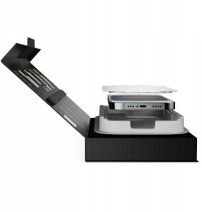 SpaceCase 2x Szkło hartowane z aplikatorem SPACECASE QuickFit Glass do iPhone 14 Pro 11