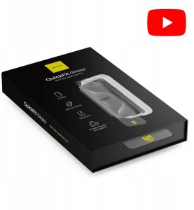 SpaceCase 2x Szkło hartowane z aplikatorem SPACECASE QuickFit Glass do iPhone 14 Pro 15