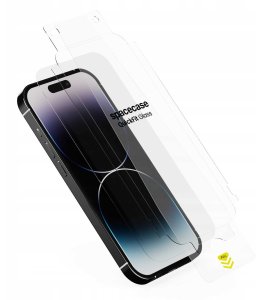 SpaceCase 2x Szkło hartowane z aplikatorem SPACECASE QuickFit Glass do iPhone 14 Pro 2