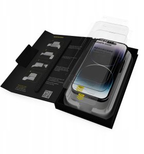 SpaceCase 2x Szkło hartowane z aplikatorem SPACECASE QuickFit Glass do iPhone 14 Pro 9