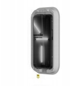 SpaceCase 2x Szkło hartowane z aplikatorem SPACECASE QuickFit Glass do iPhone 13/13 Pro/14/SE4 (2025) 9