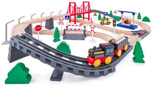 Woodyland WOODYLAND Kolejka drew.lokom.elek+most 92111 21119 2