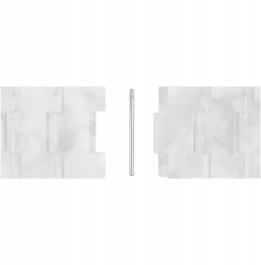 Fixed Pasek z żywicy Resin Pasek z szybkim zapięciem 22 mm do smartwatcha, Cloud White 4