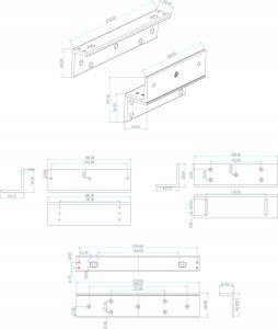 SCOT Uchwyt montażowy SCOT BK-600ZL2 (do zwory EL-600SL2, TSL2) 2
