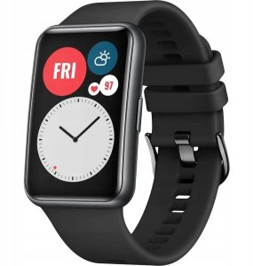 Fixed Pasek silikonowy do Huawei Watch FIT, czarny (FIXSSTB-1054-BK) 2