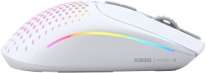 Mysz Aptel Mysz bezprzewodowa Glorious Model I 2 Wireless Mat Biała Gamingowa 16
