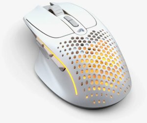 Mysz Aptel Mysz bezprzewodowa Glorious Model I 2 Wireless Mat Biała Gamingowa 8