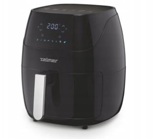 Frytkownica beztłuszczowa Zelmer Frytkownica beztłuszczowa Zelmer ZAF5500B 1500W do Smażenia Pieczenia Grill 9