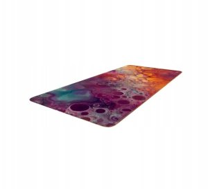 Spigen Podkładka pod mysz Humans+Robots 8E Seething Colors 90 x 40cm Różowa 3