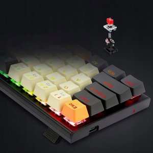 Klawiatura Redragon Klawiatura mechaniczna Redragon K633 Ryze Red Switch USB Czarno-złoty 15