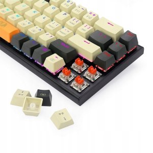 Klawiatura Redragon Klawiatura mechaniczna Redragon K633 Ryze Red Switch USB Czarno-złoty 16