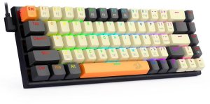 Klawiatura Redragon Klawiatura mechaniczna Redragon K633 Ryze Red Switch USB Czarno-złoty 3