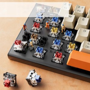 Klawiatura Redragon Klawiatura mechaniczna Redragon K633 Ryze Red Switch USB Czarno-złoty 10