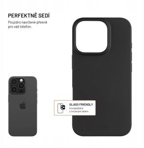 Fixed Pokrowiec żelowy TPU FIXED ReStory dla Apple iPhone 17, czarny 2