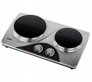 Płyta wolnostojąca RAVEN Kuchenka nastawna Raven EKEN002 Ceramiczna Srebrny/Czarny 2 Pola 2