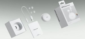 Słuchawki Oppo Słuchawki bezprzewodowe OPPO Enco Air3 Pro Dokanałowe Mikrofon Zielone 5