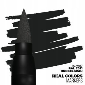 Gimmik AK Interactive: Real Colors Markers - RCM017 - RAL 7021 Ciemnoszary 2