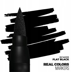 Gimmik AK Interactive: Real Colors Markers - RCM033 - Flat Black 2