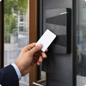 Spreest ZAMEK ELEKTRONICZNY RFID DO DRZWI FURTKI 13.56MHZ CZYTNIK KART ZEWNĘTRZNY 2