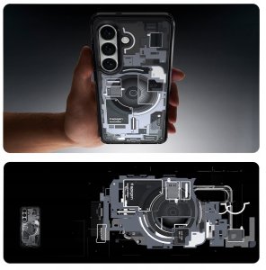 Spigen Etui Spigen Ultra Hybrid Mag MagSafe do Samsung Galaxy S26+ Plus Zero One Black 3