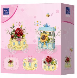 Almarina *****Pantasy klocki wózek z różą 15027 21894 5