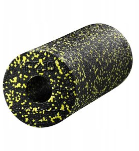 4fizjo 4FIZJO Wałek do masażu Piankowy EPP 33 cm x 14 cm Czarno - Żółty 2