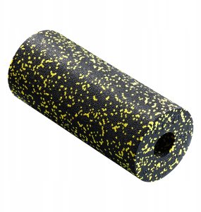 4fizjo 4FIZJO Wałek do masażu Piankowy EPP 33 cm x 14 cm Czarno - Żółty 4
