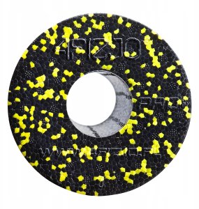 4fizjo 4FIZJO Wałek do masażu Piankowy EPP 33 cm x 14 cm Czarno - Żółty 5